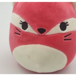 Fifi The Pink Fox Squishmallow Kellytoy 5" Mini Plush Toy Stuffed Animal Soft